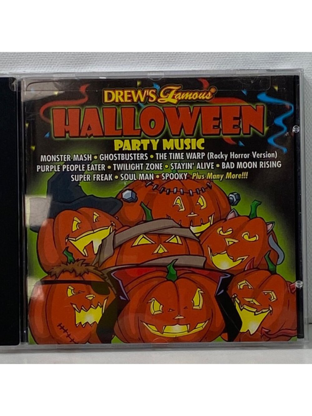 Drews Famous Halloween Party Music CD 2001 Rock Pop Dance Monster Hits Jam Fest